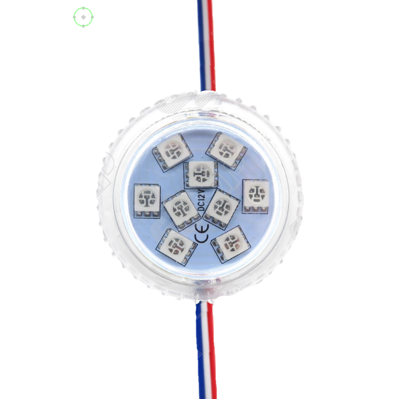 NEW Design Flat Cover RGB LEDS 9 LED 20 pack